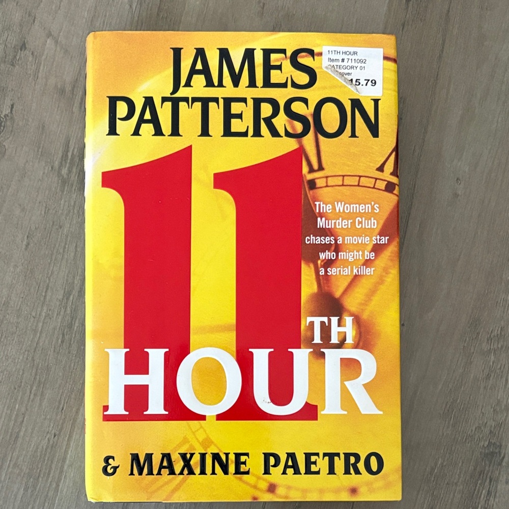 11th Hour Book by James Patterson